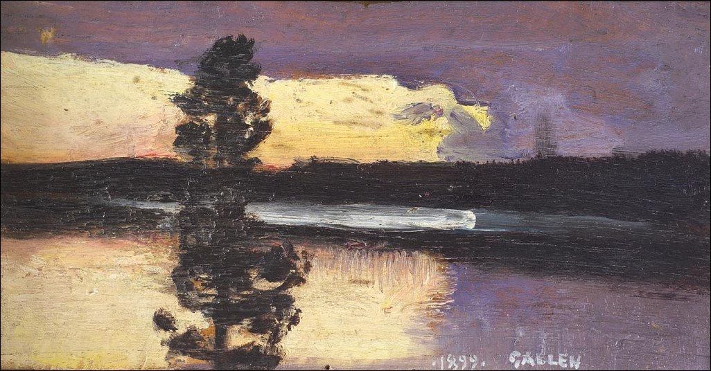 Unknown Akseli Gallen-Kallela Sunset